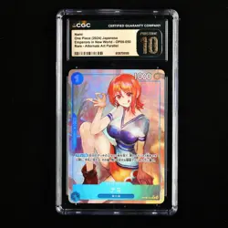 CGC 10 PRISTINE 2024 One Piece JPN Nami OP09-050 R (Alt Art) - Image 2