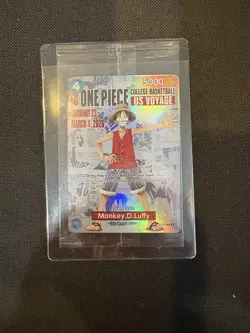 One Piece Monkey D Luffy College Basketball Promo - Image 1