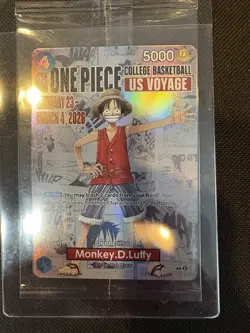 One Piece Monkey D Luffy College Basketball Promo - Image 2