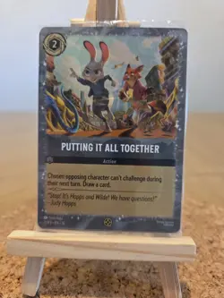 Disney Lorcana Putting It All Together 27/P3 Promo Card from Zootopia 2 - Image 1