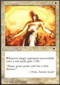 Moderatly Played, English - 1 x MTG Warmth Tempest - Image 1