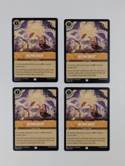 Disney Lorcana Be Our Guest x4 MINT Set The First Chapter Uncommon 25/204 TCG - Image 2