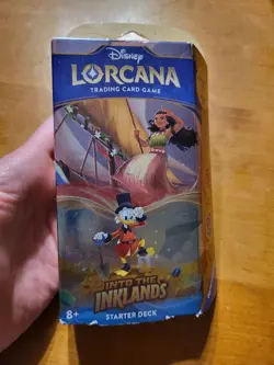 Disney Lorcana Trading Card Game Into the Inklands Starter Deck Ruby & Sapphire - Image 1