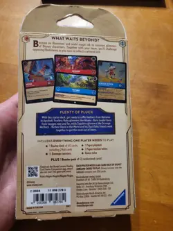 Disney Lorcana Trading Card Game Into the Inklands Starter Deck Ruby & Sapphire - Image 3