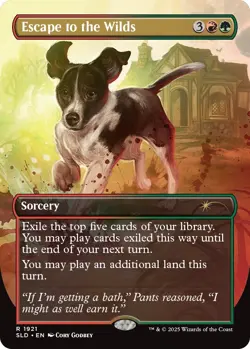 🐕 Secret Lair Dogs Are Better Than Cats NON-Foil - SEALED Basilisk Collar - MTG - Image 4