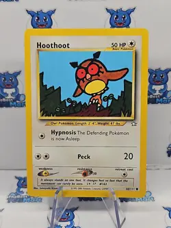 Hoothoot Neo Genesis Pokemon 60/111 NM - Image 1