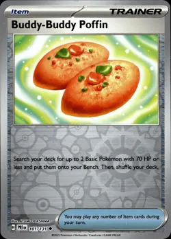 Buddy-Buddy Poffin - Reverse Holo - Prismatic Evolutions 101/131 MINT Pokemon - Image 1
