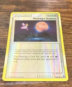 Moonlight Stadium 100/106 Great Encounters Reverse Holo Pokemon Card - Image 1