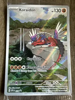 Pokemon TCG Koraidon SVP 014 Black Star Promo Scarlet & Violet Still Sealed - Image 1