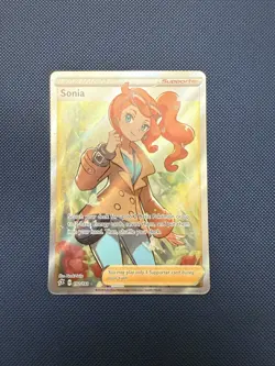Sonia 192/192 NM Full Art Ultra Rare Sword&Shield Rebel Clash Pokemon TCG - Image 1