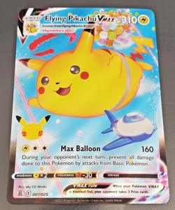 2021 Pokemon 25th Celebrations 007/025 Flying Pikachu Vmax - Image 1