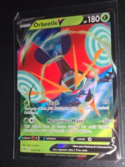 Orbeetle V 020/185 Holo V Rare Vivid Voltage Pokemon Near Mint - Image 1