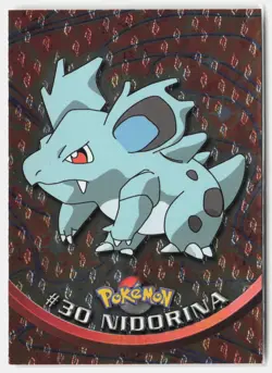 Nidorina #30 Topps Trading Cards Series 1 Pokemon Lightly Played Holo - Image 1