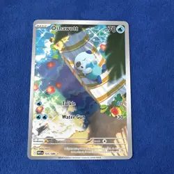 Pokemon TCG Oshawott 105/086 Sv: White Flare Illustration Rare - Image 1