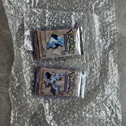 Pokemon 1st Edition Fossil Booster Pack WOTC SEALED X2 Excellent - Image 1
