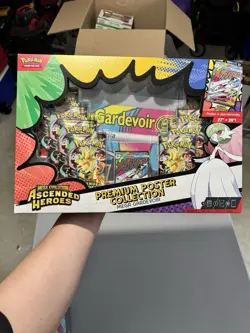 Pokemon TCG Ascended Heroes Premium Poster Collection Mega Gardevoir - Image 1