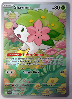 Shaymin - Pokemon Destined Rivals - Illustration Rare - NM 185/182 - Image 1