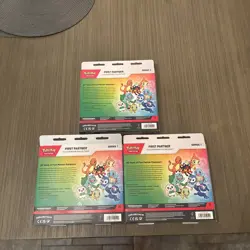 3x Pokemon TCG First Partner Illustration Collection Series 1 Sealed - Image 2