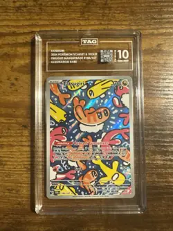 2024 Pokemon Scarlet & Violet Tatsugiri #186/167 TAG GEM MINT 10 - Image 1