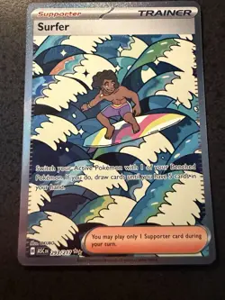 Pokemon TCG Surfer 293/217 Me: Ascended Heroes Special Illustration Rare - Image 1