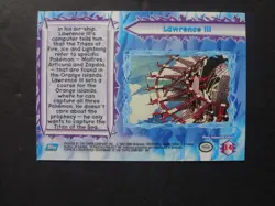 Topps Pokemon Movie 2000 Silver Foil #14 Lawrence III Blue Logo 1st - Image 2