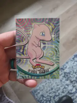 Pokemon Topps 2000 Pokemon Mew #151 TV Animation Series 3 Blue Label Non-Holo - Image 1