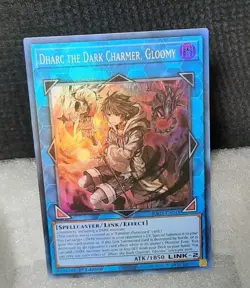 Yu-Gi-Oh! Dharc the Dark Charmer, Gloomy *SUPER RARE* RA03-EN048 1st Edition NM - Image 1