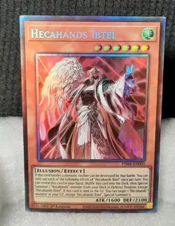 Yu-Gi-Oh! Hecahands Ibtel *COLLECTOR RARE* PHRE-EN001 1st Edition NM - Image 1