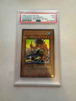 Yugioh: The Legendary fisherman PSV-076 1st Edition Ultra Rare PSA 7 - Image 1