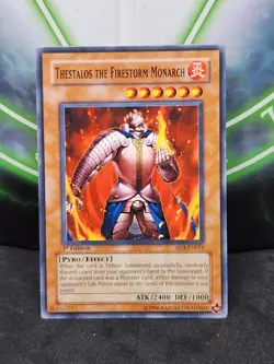 Yugioh Thestalos The Firestorm Monarch SD3-EN011 Common 1st Edition NM - Image 1
