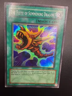 The Flute of Summoning Dragon Foil Shift Misprint Error dmg SDK-042 Super Yugioh - Image 1