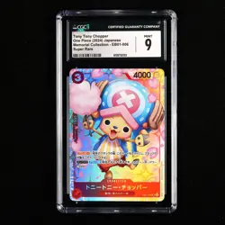 CGC 9 MINT 2024 One Piece JPN Tony Tony Chopper EB01-006 SR - Image 1