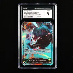 CGC 9 MINT 2024 One Piece JPN Trafalgar Law OP10-022 L (Alt Art) - Image 1
