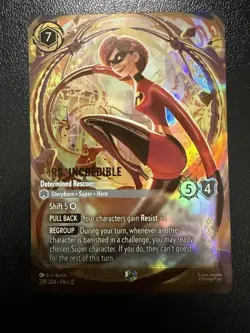 Lorcana Wilds Unknown Enchanted Mrs. Incredible 239/204 NM Disney TCG - Image 1