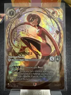 Lorcana Wilds Unknown Enchanted Mrs. Incredible 239/204 NM Disney TCG - Image 3