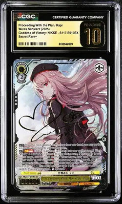 Weiss Schwarz Nikke CGC 10 Proceeding With the Plan, Rapi NIK/S117-E010EX SEC+ - Image 1