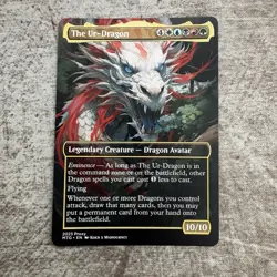 The Ur-Dragon - Custom Art MTG Magic The Gathering Playtest Card - Image 1