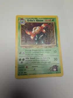 Erika's Gloom 46/132 Gym Heroes Pokemon Card Vintage WOTC Uncommon - Hp - Image 1