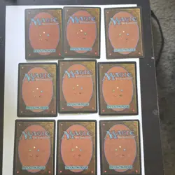 Magic: The Gathering Goblin Matron & Fissure 9x Red Creature Instant Cards - Image 2
