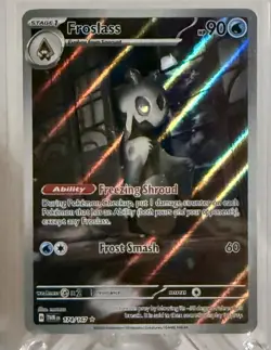 Pokemon TCG Froslass Twilight Masquerade Holo Illustration Card 174/167 NM - Image 1