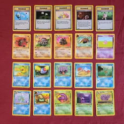 Pokemon TCG Fossil Wizards 1999 1st Edition Lot 20 Cards Geodude Golem Kabuto - Image 1