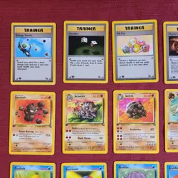 Pokemon TCG Fossil Wizards 1999 1st Edition Lot 20 Cards Geodude Golem Kabuto - Image 2