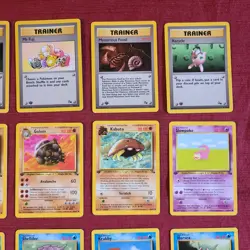 Pokemon TCG Fossil Wizards 1999 1st Edition Lot 20 Cards Geodude Golem Kabuto - Image 3
