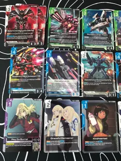 Gundam Phantom Aria GD04 TCG English - Lot of 20 Rare Cards - Image 3