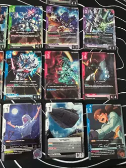 Gundam Phantom Aria GD04 TCG English - Lot of 20 Rare Cards - Image 4