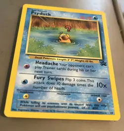 Psyduck #20 WOTC Black Star Promo Pokemon Card 2000 Non Holo Vintage Excellent - Image 2