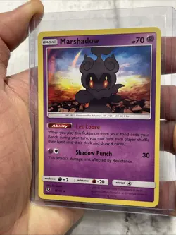 Marshadow - 45/73 - Pokemon Shining Legends Sun & Moon Holo Rare Card NM Pokemon - Image 2