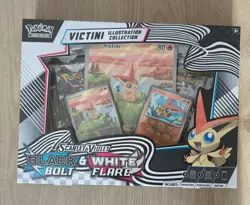 Pokemon S &V Black Bolt & White Flare - Victini Illustration Collection Box - Image 1