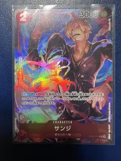 Onepiece Card Sanji R OP01-013 op01 Romance Dawn Japanese [ALT ART PARALLEL] - Image 1