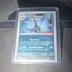 Pokemon Umbreon GameStop Promo Reverse Holo Miscellaneous Cards 130/197 110 HP - Image 1
